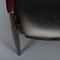 No. 62a Desk Chair in Rosewood & Black Leather by Arne Vodder for Sibast, 1960s, Image 13