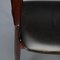 No. 62a Desk Chair in Rosewood & Black Leather by Arne Vodder for Sibast, 1960s, Image 18