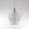Plective Glass Suspension Lamp by Carlo Nelson for Mazzega, 1969 1