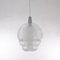 Plective Glass Suspension Lamp by Carlo Nelson for Mazzega, 1969, Image 1