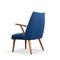 Fauteuil Mid-Century Bleu, Danemark, 1960s 6