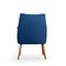 Mid-Century Danish Blue Armchair, 1960s 5