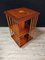 Vintage Mahogany Rotating Library 1