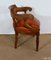 Louis Philippe Era Massive Walnut Office Chair 11