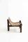 Italian Wood & Cane Easy Chair by Ferdinando Meccani in Wood, 1960s 2