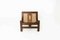 Italian Wood & Cane Easy Chair by Ferdinando Meccani in Wood, 1960s, Image 4