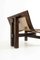 Italian Wood & Cane Easy Chair by Ferdinando Meccani in Wood, 1960s 6