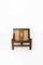 Italian Wood & Cane Easy Chair by Ferdinando Meccani in Wood, 1960s 3