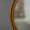 Large Early 20th Century Oval Oak Mirror, Image 4