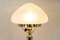 Lámpara de mesa austriaca Art Déco niquelada, años 20, Imagen 7