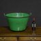 Antique Green Enamelled Bin 3