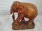 Indischer Vintage Elefant aus Massivholz 5