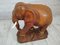 Vintage Indian Elephant in Solid Wood, Image 1