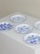 Drop Plate from the Blue Sunday Series by Anna Badur, Set of 4 1