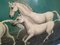 Galloping Horses Painting, 1970s, Oil on Lacquered Panel, Framed, Image 5