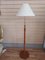 Vintage Teak und Chrom Stehlampe, 1960er 1