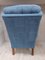 Mid-Century Buttoned Wingback Armchair 9