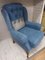 Mid-Century Buttoned Wingback Armchair, Image 6