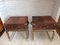 Vintage Faux Croc Real Leather Bedside Tables, Set of 2 2