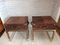 Vintage Faux Croc Real Leather Bedside Tables, Set of 2, Image 2