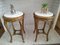 Vintage Louis XV Style French Marble Tables, Set of 2 5