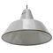 Industrial Dutch Grey Enamel Factory Pendant Lights from Philips 3