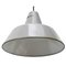 Lámparas colgantes industriales holandesas esmaltadas en gris de Philips, Imagen 3