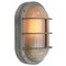 Industrial Gray Aluminum Frosted Glass Wall Lamps Scones, Image 3