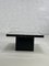 Chrome Square Coffee Table with Black Plated Wooden Base and Mirror Tray 3