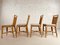Vintage Rattan Caning and Brass Dining Chairs, Set of 4 6