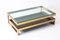 G-Shaped Coffee Table in 23kt Gold by Belgochrom from Belgo Chrom 2