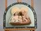 Holy Family Polychrome & Gesso avec Miroir et Décorations, Italie, 1950s 1