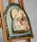 Polychrome & Gesso Holy Family with Mirror and Decorations, Italy, 1950s 3