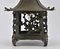 Antique Japanese Meiji Period Bronze Temple Lantern Light, 1890s 7