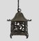 Antique Japanese Meiji Period Bronze Temple Lantern Light, 1890s 1