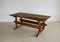 Brutalist Wood Dining Table, Image 12