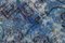 Tappeto vintage in lana blu, Immagine 8