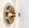 Mid-Century German Copper Flush Light Sconce in the Style of Charlotte Perriand, 1960s 5