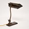 Art Deco Kupfer Bankier Schreibtischlampe 7