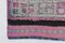 Vintage Pink Runner Rug in Wool, Image 8