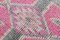 Vintage Pink Runner Rug in Wool 13