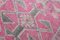 Vintage Pink Runner Rug in Wool, Image 12