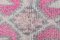 Tappeto vintage rosa in lana, Immagine 6