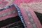 Vintage Pink Runner Rug in Wool 11