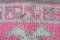 Vintage Pink Runner Rug in Wool, Image 16