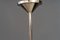 Art Deco Nickel Plated Pendant with Original Glass Shade, 1920s, Image 7