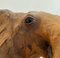 Elefanti in pelle marrone, anni '60, set di 2, Immagine 15