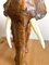 Elefanti in pelle marrone, anni '60, set di 2, Immagine 14