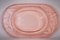 vintage Pink Glass Dish from Baccarat 7