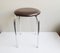 Brown Stool with Chrome Frame, 1970s, Image 10